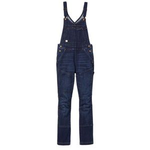 Duluth Trading Co Women's DoubleFlex Work Denim Overall, size 6, EUC